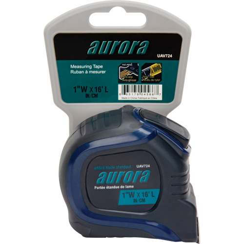 Ruban &agrave; mesurer, 1" x 16', Marques de goujon Imp&eacute;rial & m&eacute;trique R.M.G. Prévention