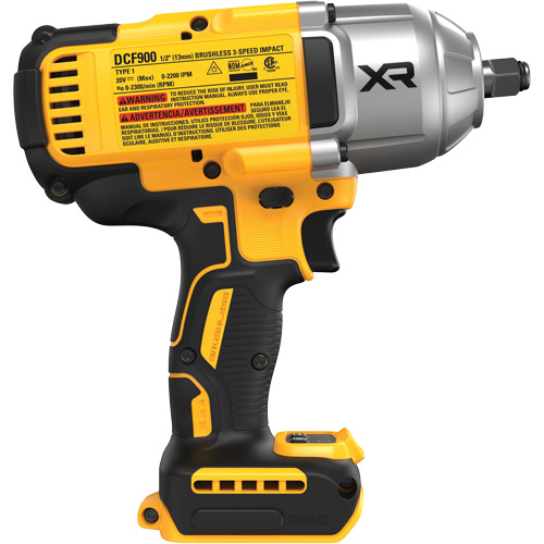 XR&reg; High Torque Impact Wrench with Hog Ring Anvil (Tool Only), 20 V, 1/2" Socket R.M.G. Prévention