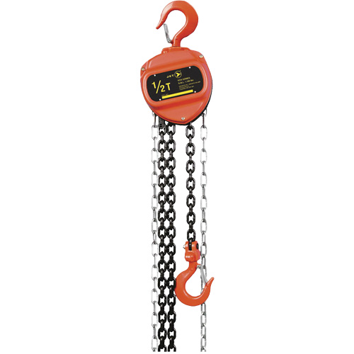 VCH Series Chain Hoist, 20' Lift, 1100 lbs. (0.5 tons) Capacity, Heat-Treated Alloy Steel Chain R.M.G. Prévention