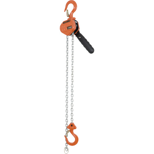 KLP-50-5 VLP Series Heavy-Duty Lever Puller, 5' Lift, 1000 lbs. (0.5 tons) Capacity, Galvanized Steel Chain R.M.G. Prévention