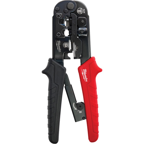 Ratcheting Pass-Through Crimper & Stripper R.M.G. Prévention