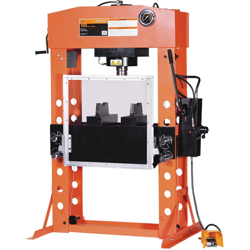 Presses pour atelier &agrave; usage lourd, Capacit&eacute; 100 tonnes R.M.G. Prévention