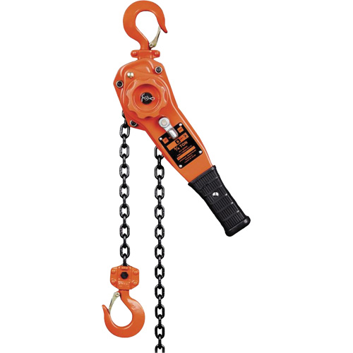KLP Series Lever Chain Hoists, 5' Lift, 1500 lbs. (0.75 tons) Capacity, Steel Chain R.M.G. Prévention