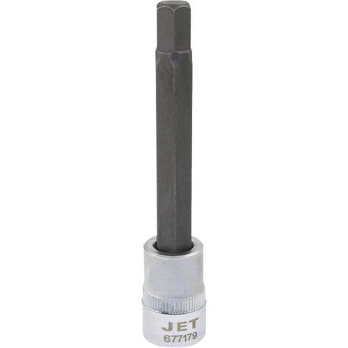 Extra-Long Bit Sockets, Hex, 9 mm x 4" L, 3/8" Drive R.M.G. Prévention