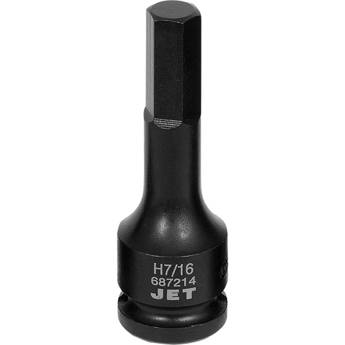 Impact Socket Bits, Hex, 7/16" x 1/2" Drive R.M.G. Prévention