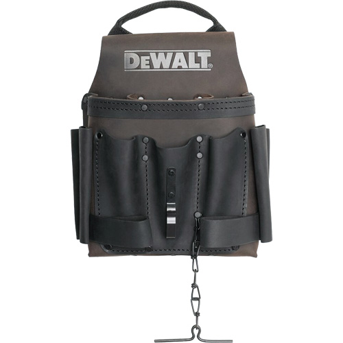 Electrician Tool Pouch, Multiple Tool Holder, Leather, 8 Pockets R.M.G. Prévention