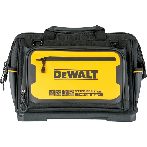 16” PRO Open Mouth Tool Bag, 31 Pockets, Black/Yellow R.M.G. Prévention
