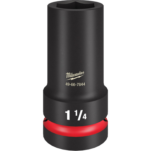 Douille &agrave; paroi extra mince Shockwave Impact Duty, Chocs, 1-1/4", Prise 1", 6 pans, Profond R.M.G. Prévention