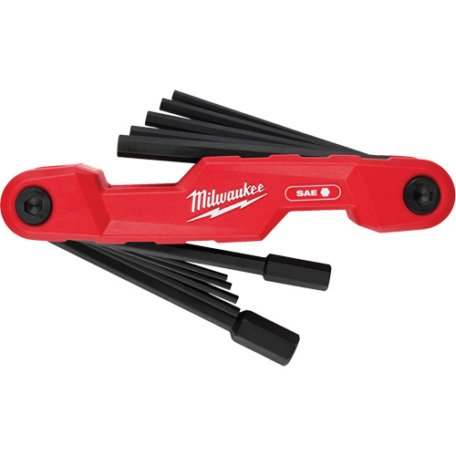 Electrician's SAE Folding Hex Key Set, 11 Pcs., Imperial R.M.G. Prévention