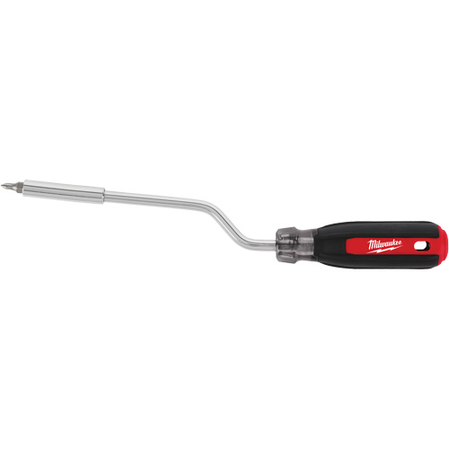 2-in-1 Rotating Multi-Bit Screwdriver, 10-1/10" L, Cushion Grip Handle R.M.G. Prévention