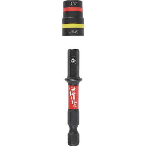 Shockwave Impact Duty Quik-Clear 2-in-1 Nut Drivers, 5/16"/1/4" Drive, 2-1/4" L, Magnetic R.M.G. Prévention