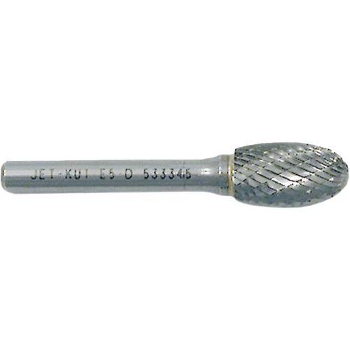 E3-DC Fraise ovale au carbure JET-KUT GP, 3/8" dia. R.M.G. Prévention
