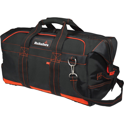 Sac professionnel de 24" pour &eacute;quipement d'entrepreneur, Polyester balistique, Noir/Rouge R.M.G. Prévention