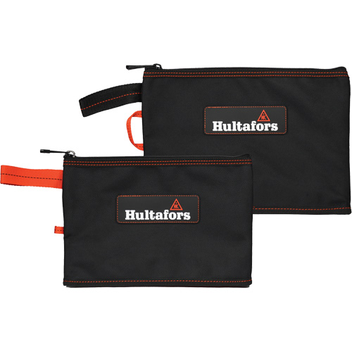 Multi-Purpose Zippered Bag, Ballistic Polyester, Black/Red R.M.G. Prévention