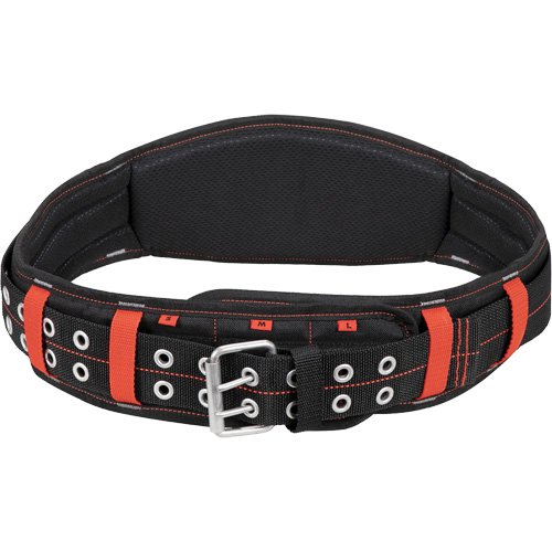 5" Padded Belt, Black/Red R.M.G. Prévention