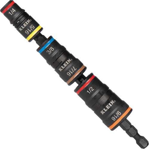 7-in-1 Flip Socket Set, 8 Pcs, Impact, 1/4'' Drive Size R.M.G. Prévention