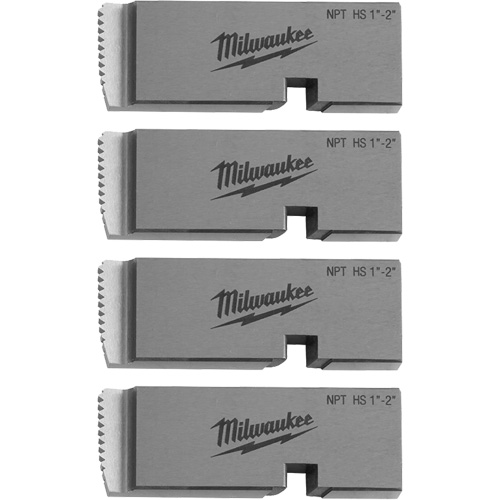 Fili&egrave;res de filetage pour tuyaux universel NPT, Pour tuyau de 1"-2", Acier rapide R.M.G. Prévention