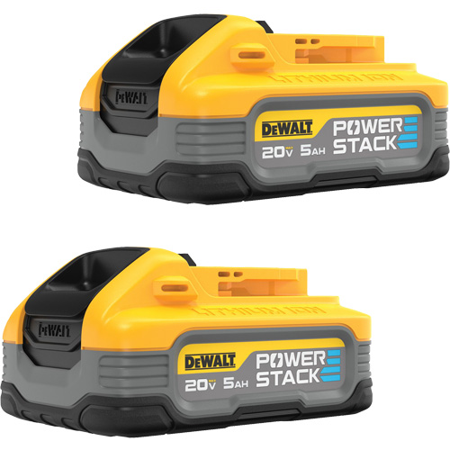 POWERSTACK Battery 2-Pack, Lithium-Ion, 20 V, 5 Ah R.M.G. Prévention