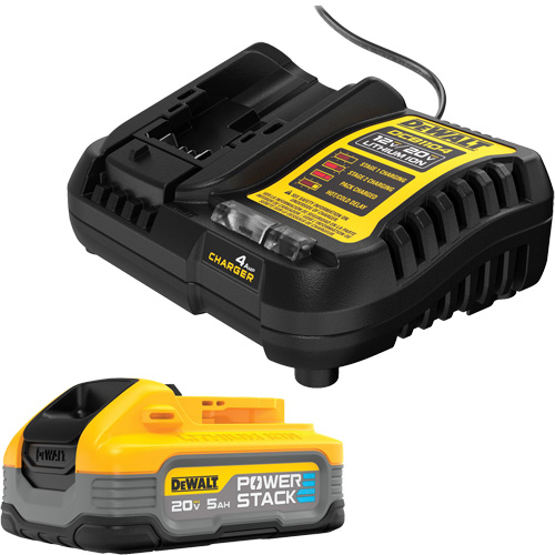 POWERSTACK Battery Kit, Lithium-Ion, 20 V, 5 Ah R.M.G. Prévention