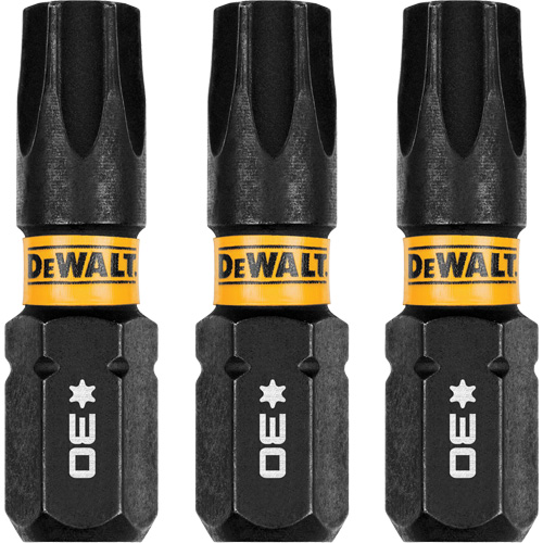 Forets pour tournevis &agrave; chocs FLEXTORQ 3 mcx, Torx, T-30, Prise 1/4" R.M.G. Prévention