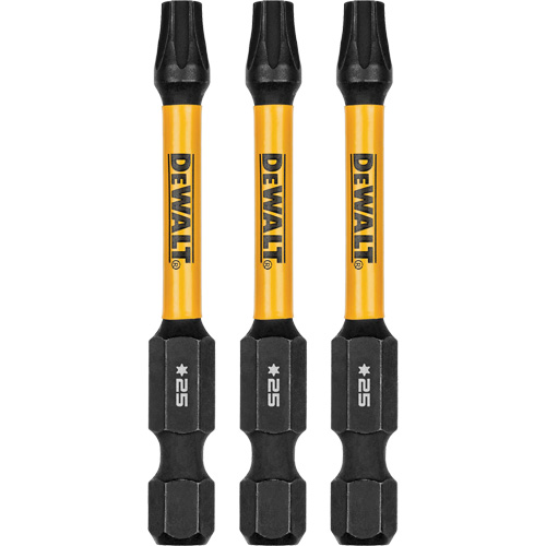 Forets pour tournevis &agrave; chocs FLEXTORQ 3 mcx, Torx, T-25, Prise 1/4" R.M.G. Prévention