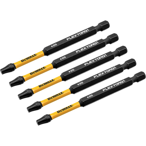 FLEXTORQ&reg; Impact Driver Bit, Torx, T-25 Tip, 1/4" Drive Size, 3-1/2" Length R.M.G. Prévention