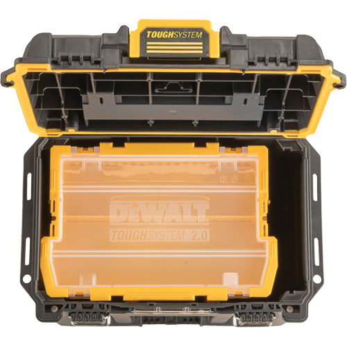 ToughSystem&reg; 2.0 Deep Compact Toolbox, 10" x 15-7/20" x 13-4/5", Black/Yellow R.M.G. Prévention