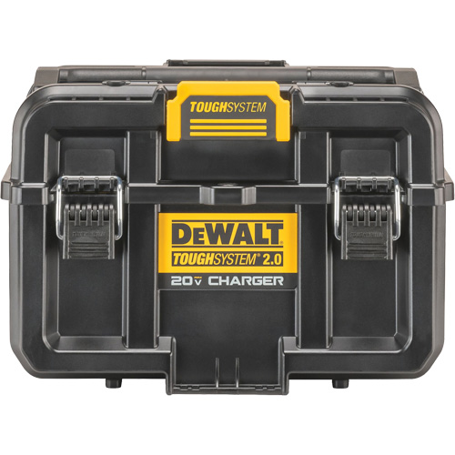 Chargeur 20V &agrave; deux ports ToughSystem 2.0, 14" x 15" x 9", Noir/Jaune R.M.G. Prévention