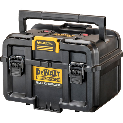 Chargeur 20V &agrave; deux ports ToughSystem 2.0, 14" x 15" x 9", Noir/Jaune R.M.G. Prévention