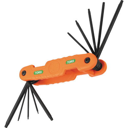 Jeu pliant de cl&eacute;s hexagonales Pro, 10 mcx, Torx R.M.G. Prévention