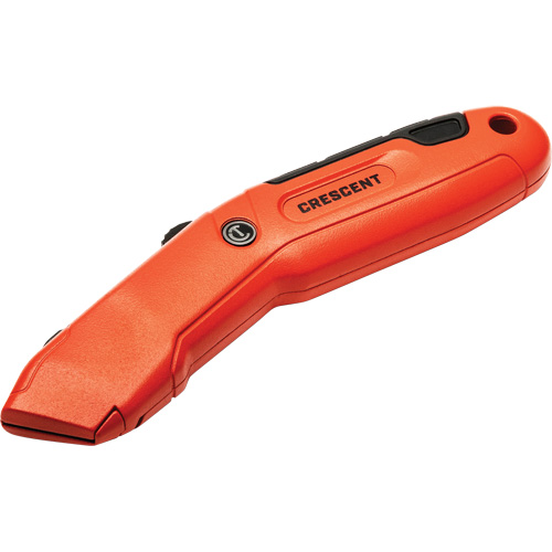 Auto-Retracting Safety Knife, 1", Steel, Aluminum Handle R.M.G. Prévention