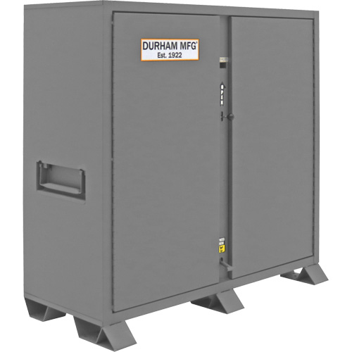 Jobsite Storage Cabinet, Steel, 47.5 Cubic Feet, Grey R.M.G. Prévention