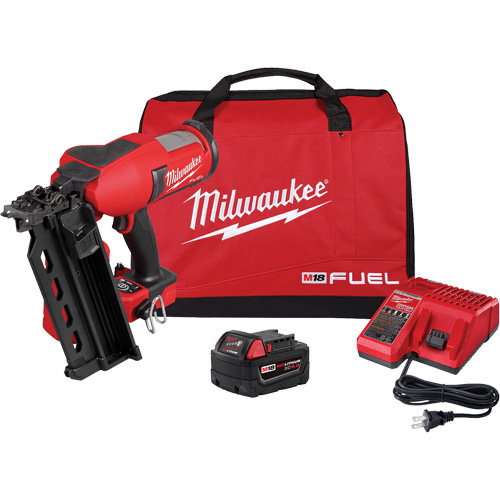 Fuel Duplex Nailer Kit, 18 V, Lithium-Ion R.M.G. Prévention