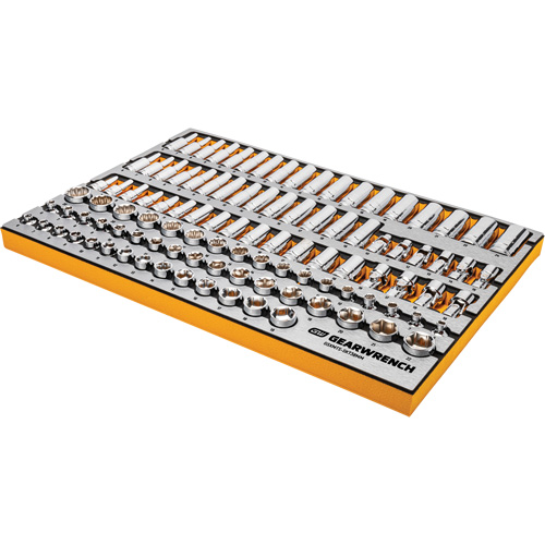 Jeu d'outils pour maître m&eacute;canicien MEGAMOD dans des plateaux en mousse modulaire de premi&egrave;re qualit&eacute; avec rangement d'outils, 1024 morceaux R.M.G. Prévention