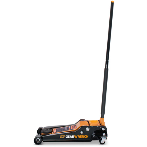 Low Profile Floor Jack, 3.5 Ton(s) Capacity, 3-3/4" Lowered, 21-3/4" Raised, Manual Hydraulic R.M.G. Prévention