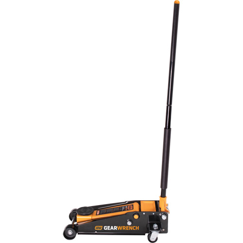 Heavy-Duty Floor Jack, 3 Ton(s) Capacity, 5-1/4" Lowered, 18-1/4" Raised, Manual Hydraulic R.M.G. Prévention