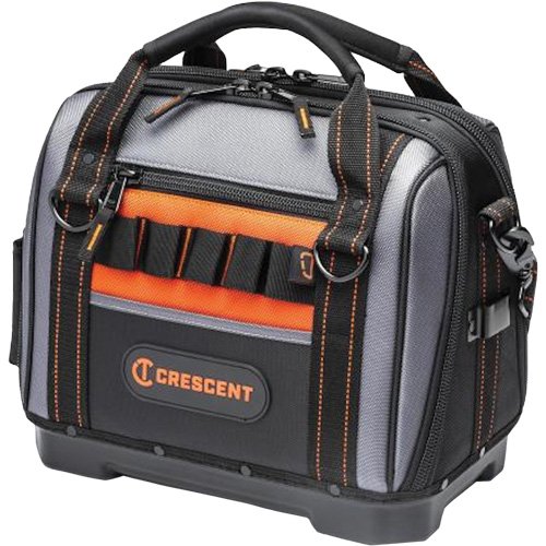 14" Tradesman Closed Top Tool Bag, Polyester, 32 Pockets, Black/Grey R.M.G. Prévention