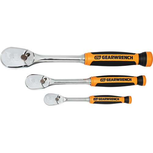 90-Tooth Dual Material Teardrop Ratchet Set R.M.G. Prévention