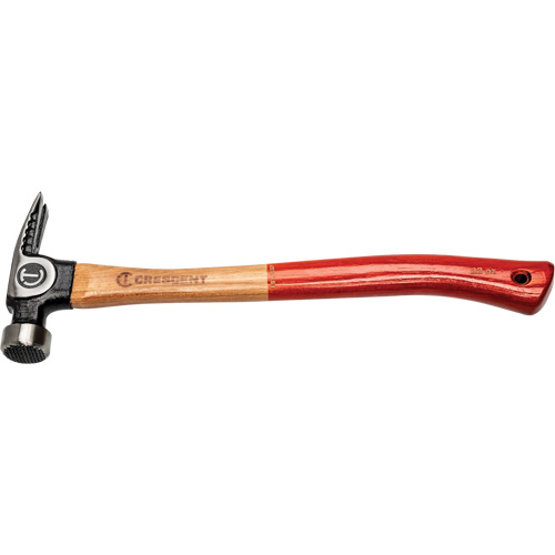 Marteau de charpente &agrave; face meul&eacute;e, 22 oz, Prise en Bois, 18" lo R.M.G. Prévention