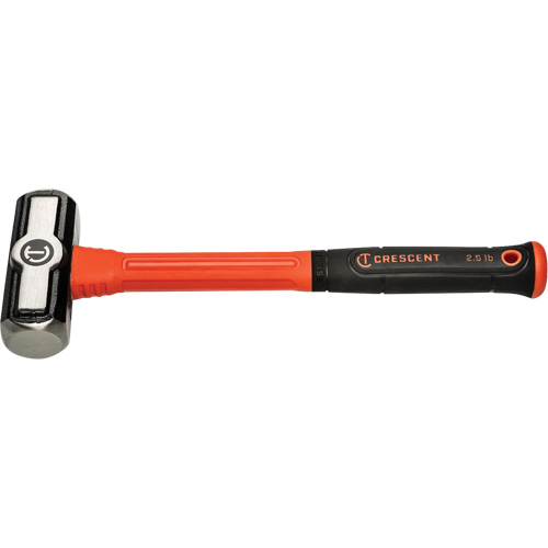 Marteau d'ing&eacute;nieur en fibre de verre, Poids de la t&ecirc;te 2.5 lb, 13-1/2" lo R.M.G. Prévention