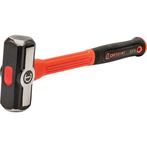 Marteau d'ing&eacute;nieur en fibre de verre, Poids de la t&ecirc;te 2.5 lb, 13-1/2" lo R.M.G. Prévention