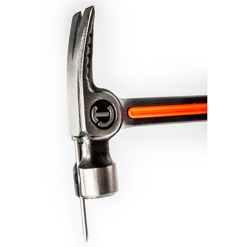 Marteau de charpente &agrave; face meul&eacute;e, 28 oz, Prise en Acier plein, 16" lo R.M.G. Prévention