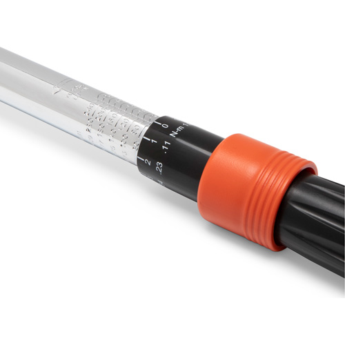 Micrometer Torque Wrench, Dial, 3/8" Square Drive, 50 - 250 in-lbs. R.M.G. Prévention