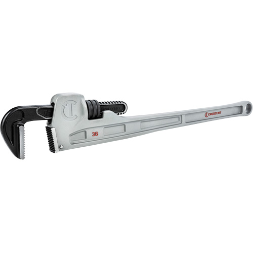 Cl&eacute; &agrave; tuyaux, Cap des m&acirc;choires 5", Longueur 36", Fini Rev&ecirc;tement en poudre, Prise Non-ergonomique R.M.G. Prévention