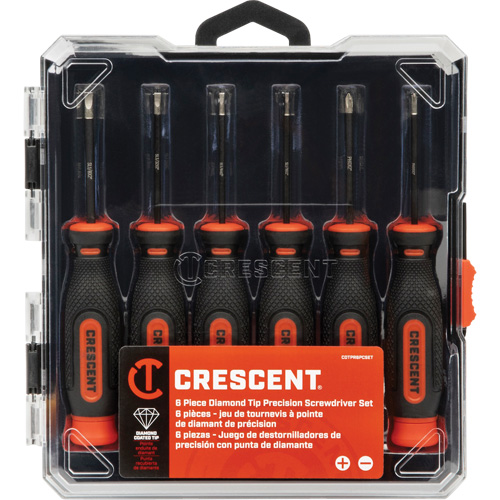 Diamond Tip Precision Screwdriver Set, 6 R.M.G. Prévention