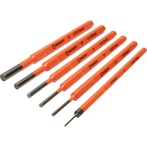Pin Punch Set, 6 Pieces R.M.G. Prévention