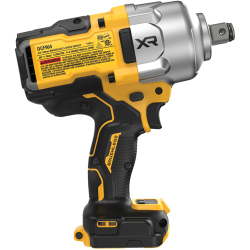 MAX* XR&reg; Brushless CordlessHigh Torque Impact Wrench with Hog Ring Anvil, 20 V, 3/4" Socket R.M.G. Prévention