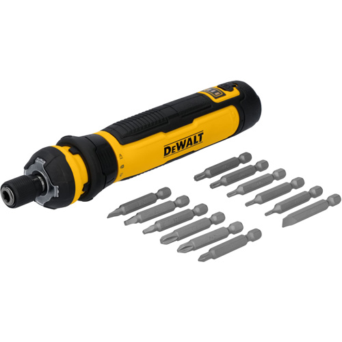 Jeu de tournevis sans fil de 14 morceaux avec commande FLEXDRIVE, 4 V, 44 lb-po/5 Nm couple max. R.M.G. Prévention