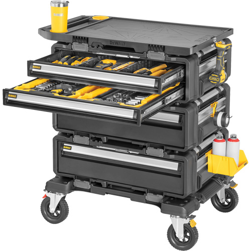 Poste de travail modulaire 5-en-1 TOUGHSYSTEM 2.0 DXL, 34" x 25-4/5" x 39", Noir/Jaune R.M.G. Prévention