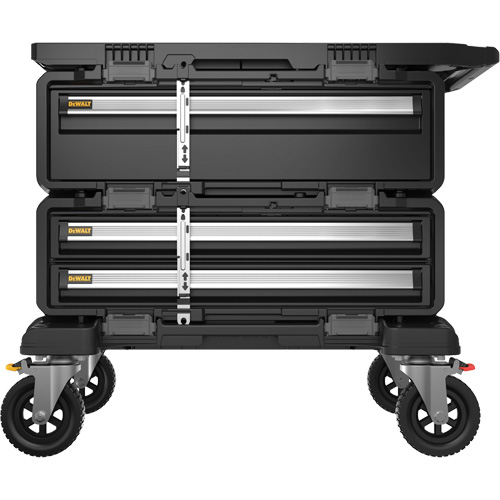 Poste de travail modulaire 4-en-1 TOUGHSYSTEM 2.0 DXL, 34" x 25-4/5" x 30", Noir/Jaune R.M.G. Prévention